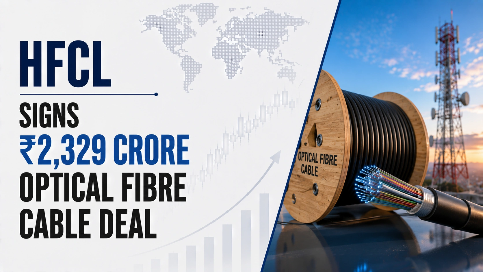 HFCL Signs ₹2,329 Crore Optical Fibre Cable Deal; Shares Fall 0.82%