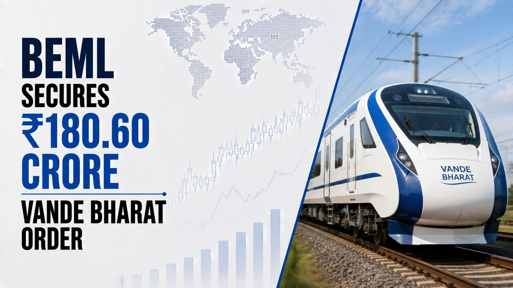 BEML Secures ₹180.60 Crore Vande Bharat Order; Shares Rise 0.45%
