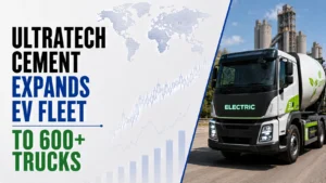 UltraTech Cement Expands EV Fleet To 600+ Trucks; Shares Fall 1.87%