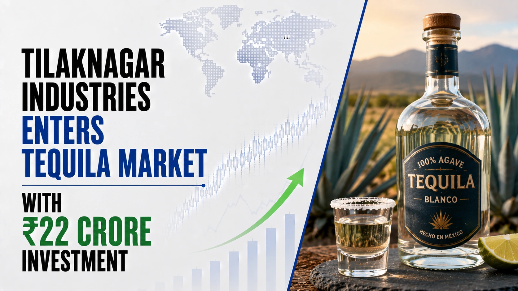 Tilaknagar Industries Enters Tequila Market With ₹22 Crore Investment; Shares Rise 0.24%