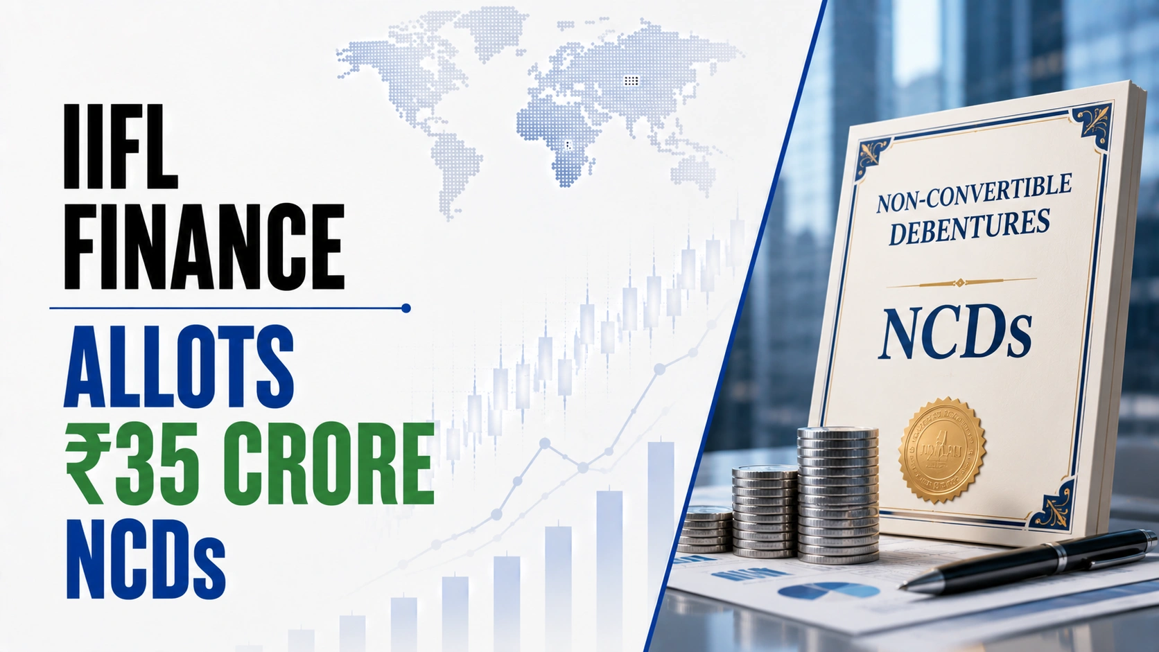 IIFL Finance Allots ₹35 Crore NCDs; Shares Rise 0.05%