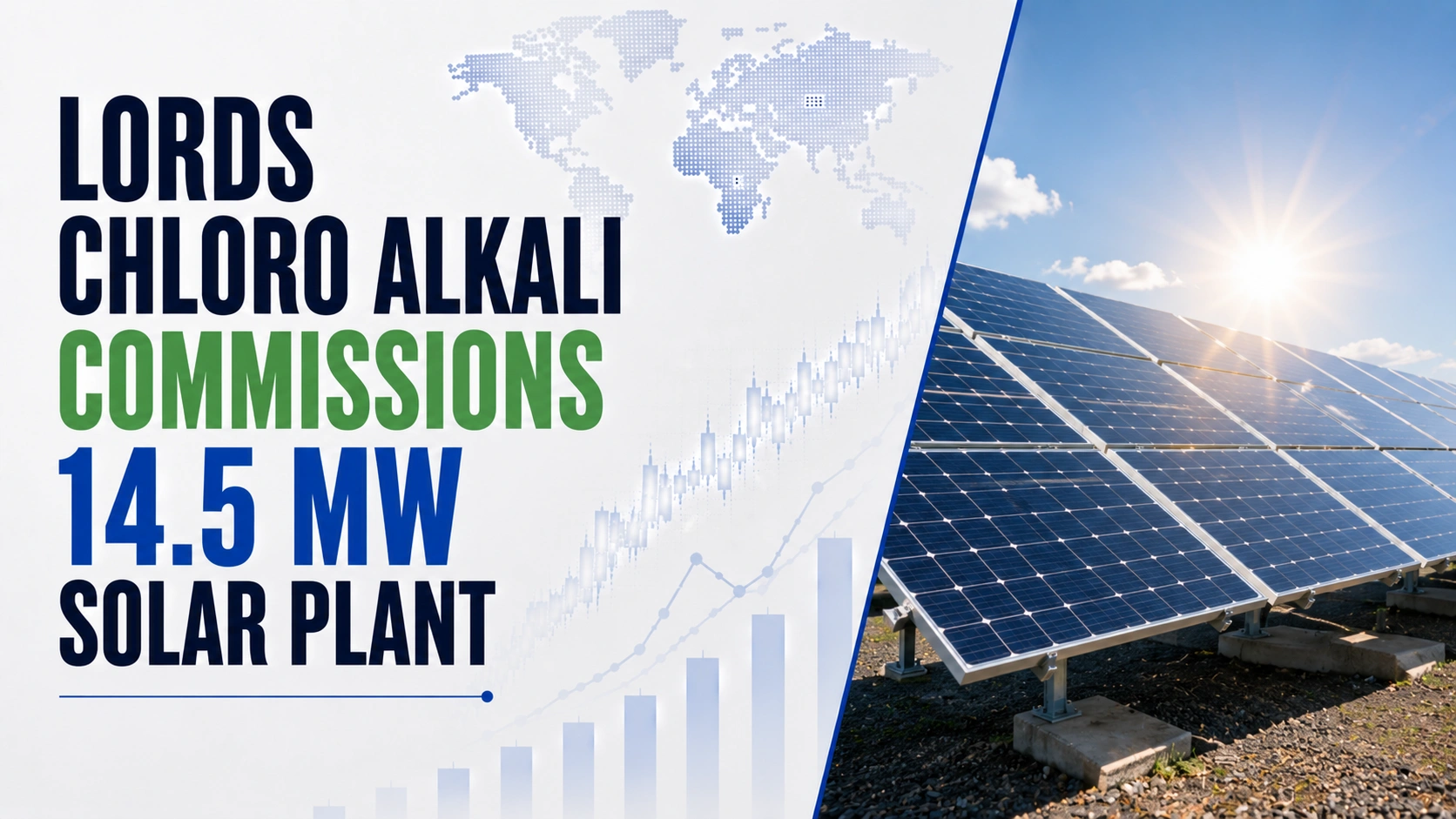 Lords Chloro Alkali Commissions 14.5 MW Solar Plant; Shares Rise 1.33%