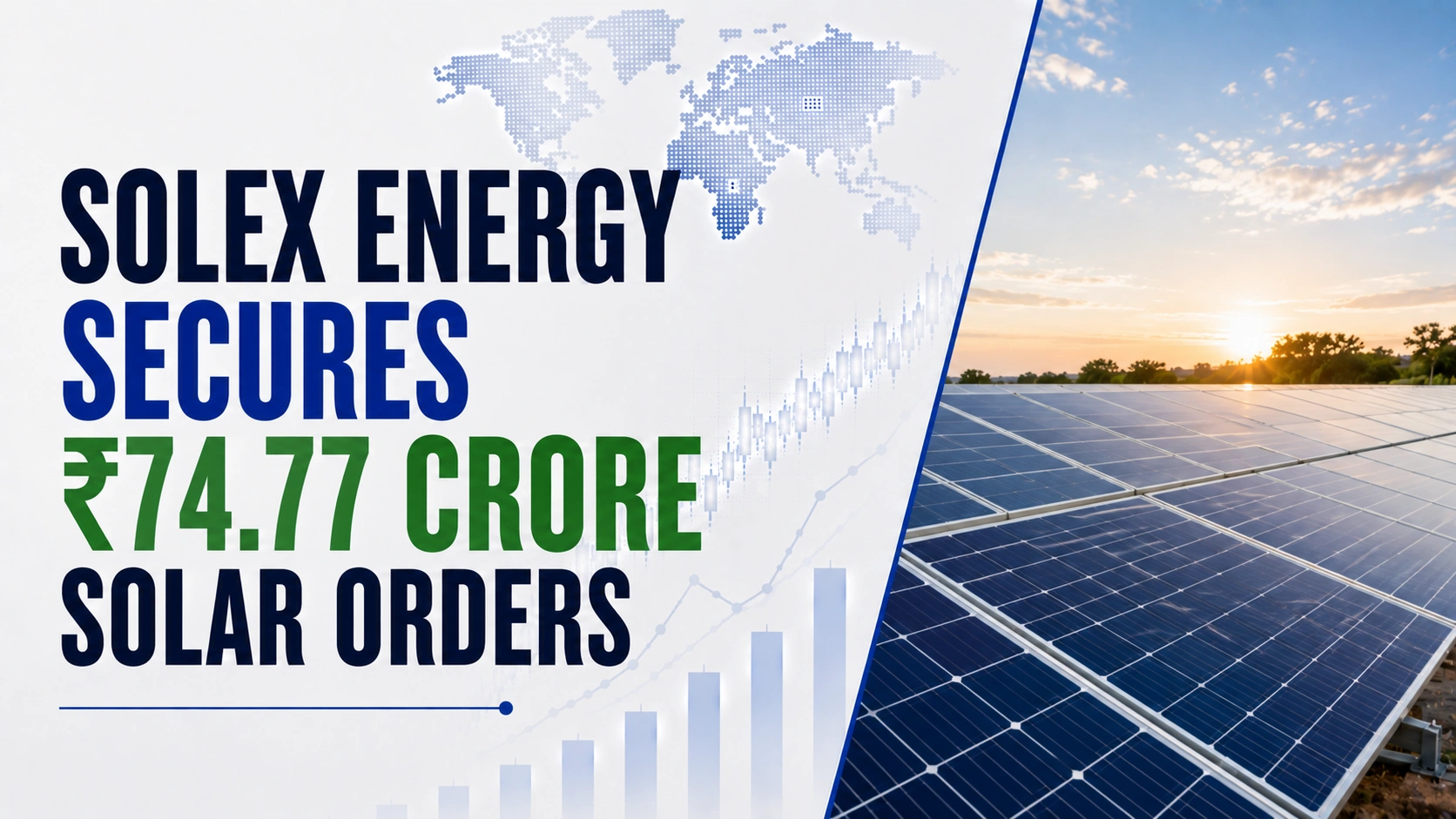 Solex Energy Secures ₹74.77 Crore Solar Orders; Shares Rise 2.12%