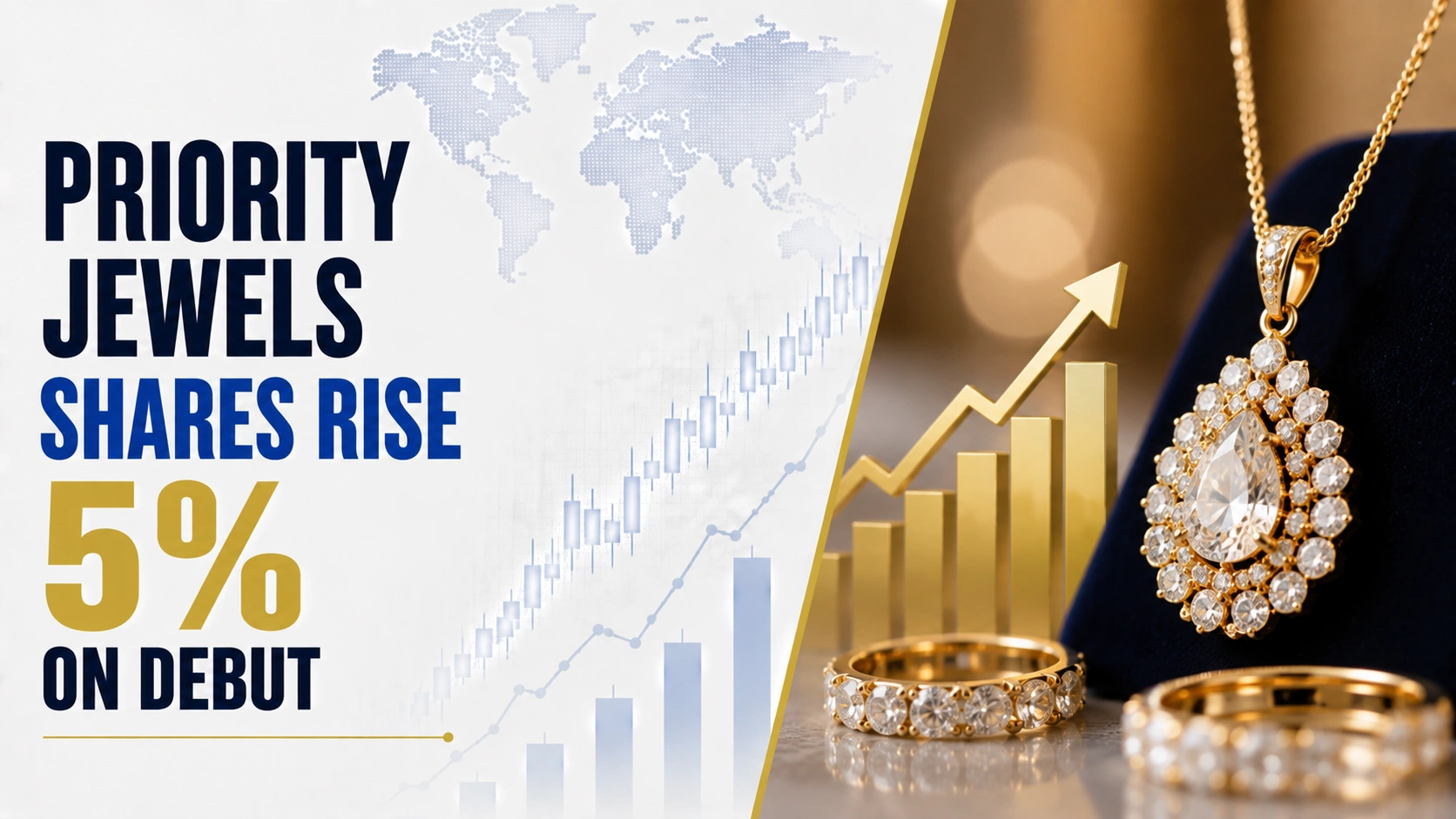 Priority Jewels Shares Rise 5% On Debut
