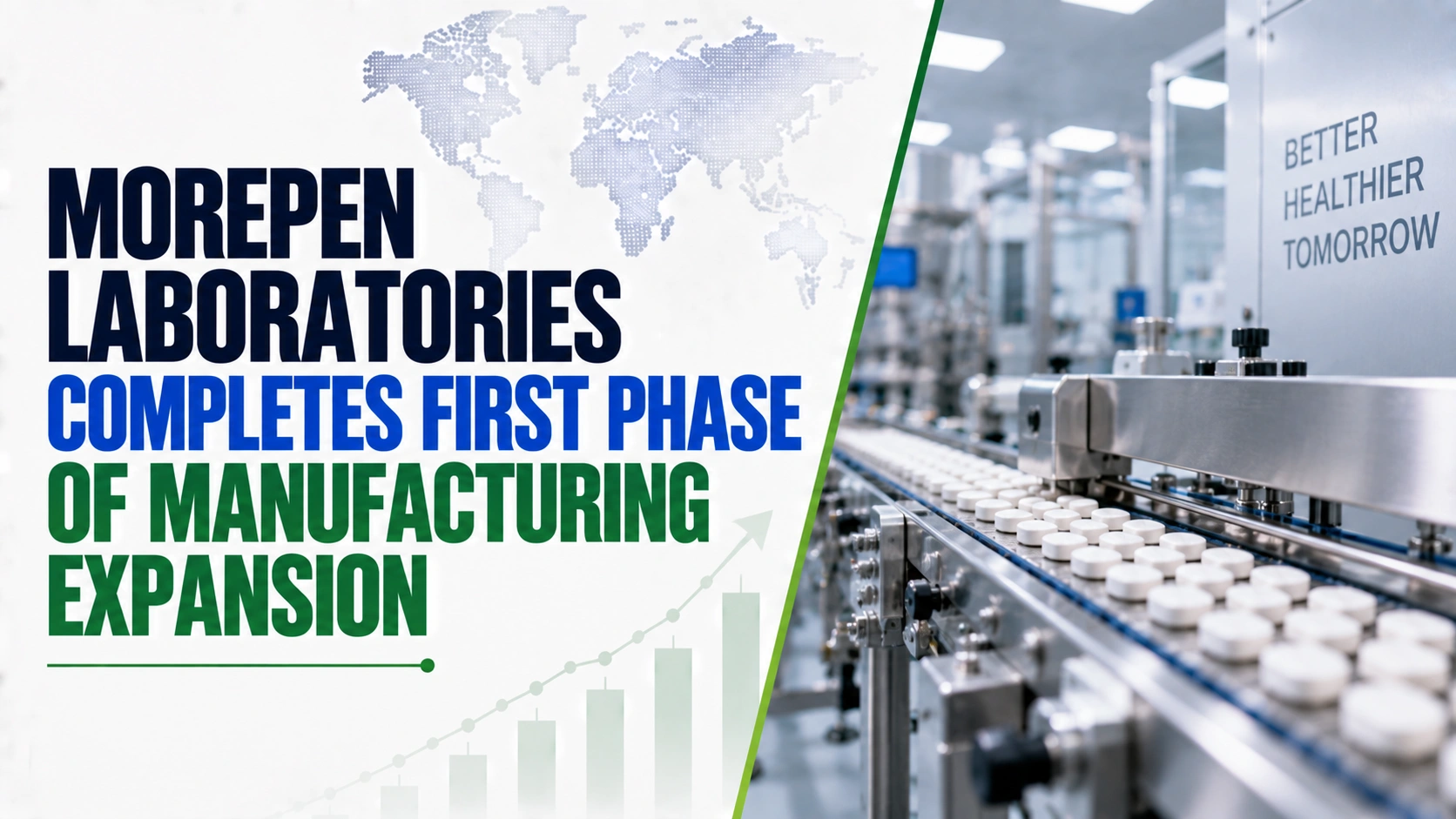Morepen Laboratories Completes First Phase Of Manufacturing Expansion; Shares Rise 3.14%