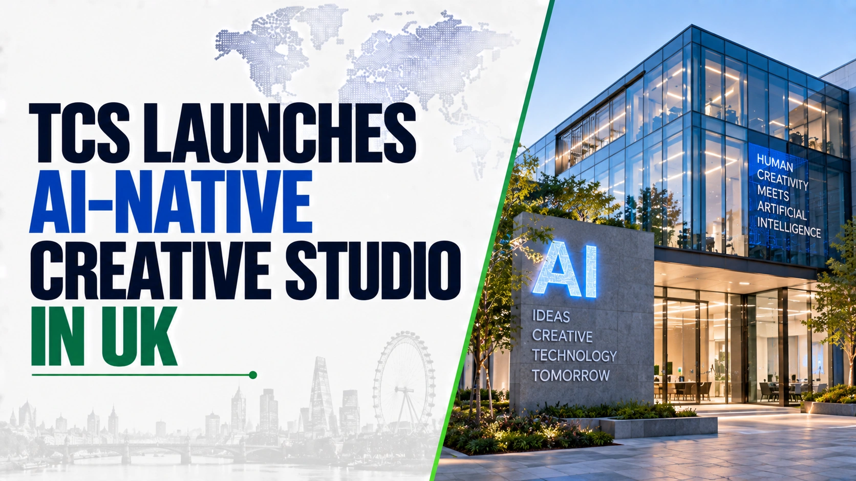 TCS Launches AI-Native Creative Studio In UK; Shares Fall 1.24%