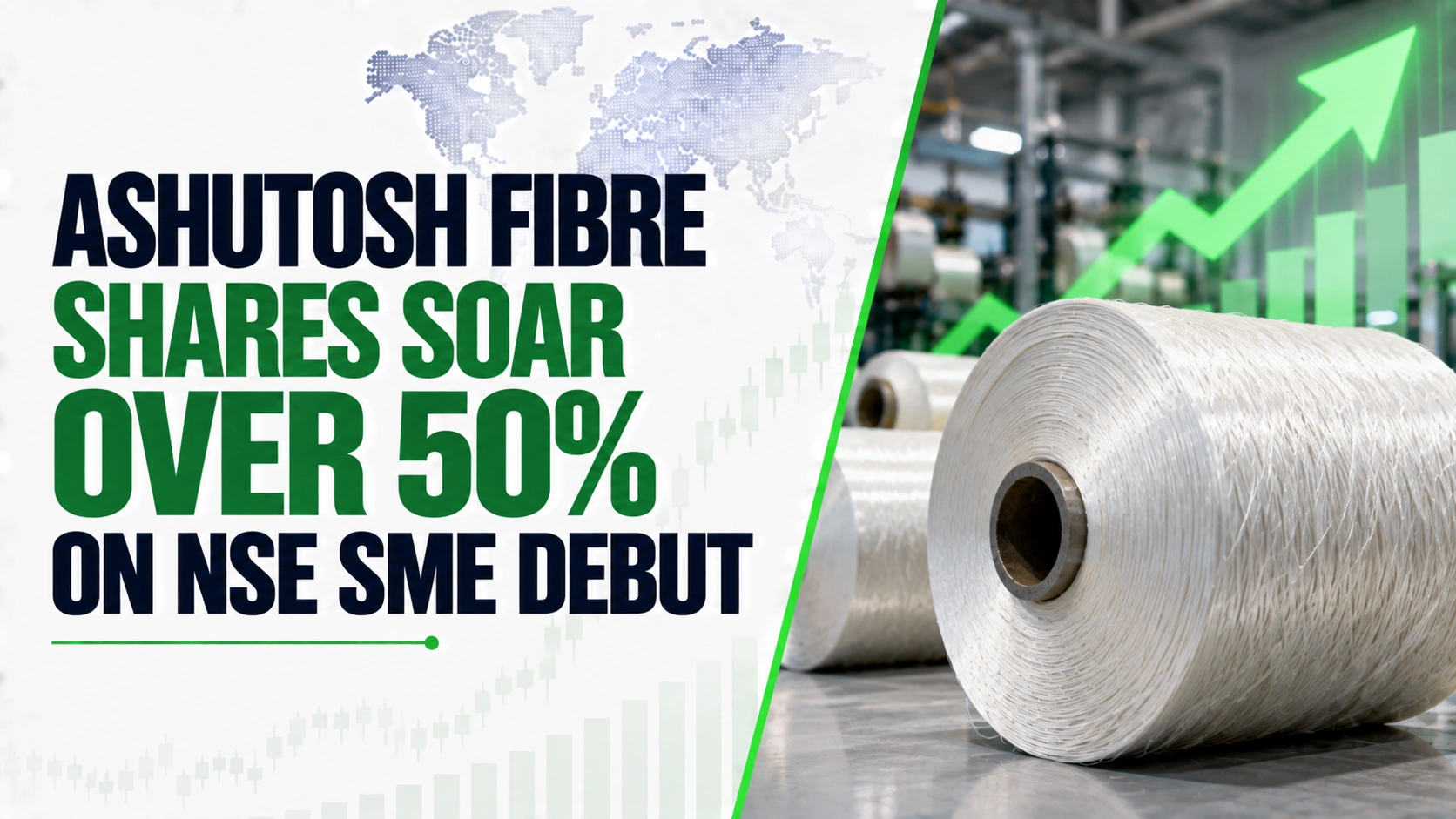 Ashutosh Fibre Shares Soar Over 50% On NSE SME Debut