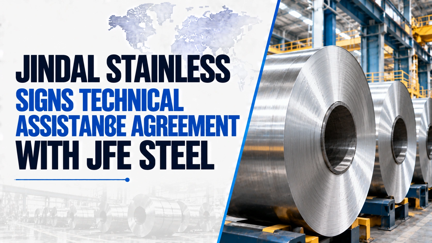 Jindal Stainless Signs Technical Assistance Agreement With JFE Steel, Shares Rise 0.29%