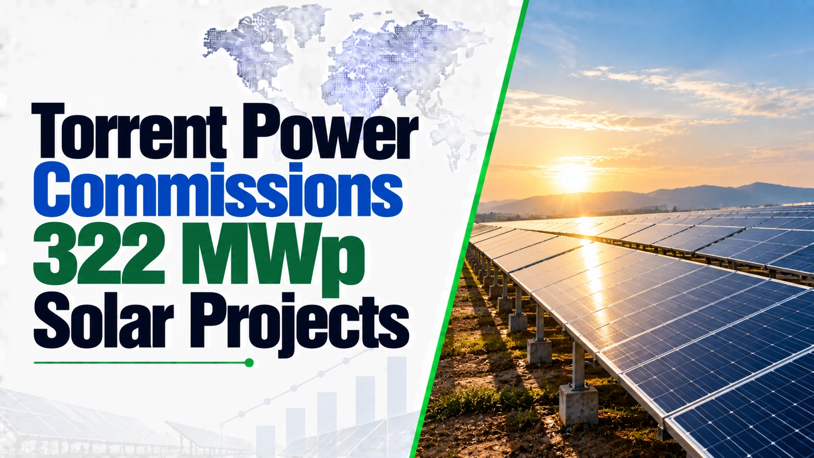 Torrent Power Commissions 322 MWp Solar Projects; Shares Fall 0.56%