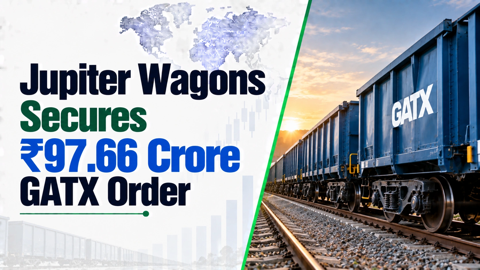 Jupiter Wagons Secures ₹97.66 Crore GATX Order; Shares Fall 0.57%