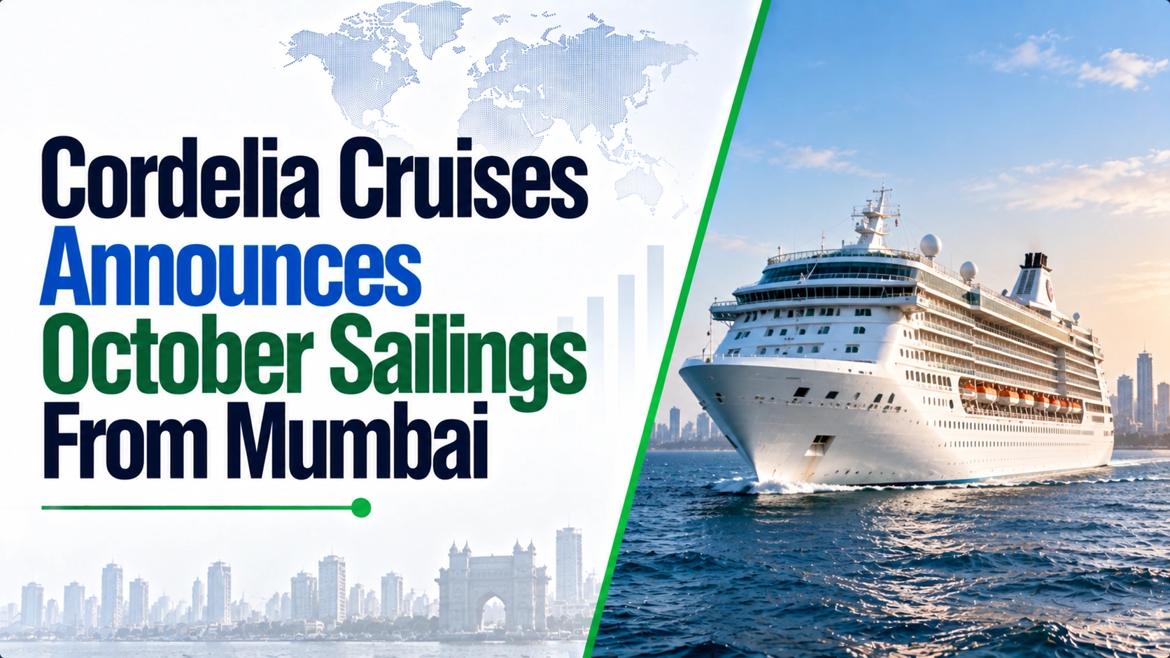 Cordelia Cruises Announces October Sailings From Mumbai; Shares Rise 0.37%