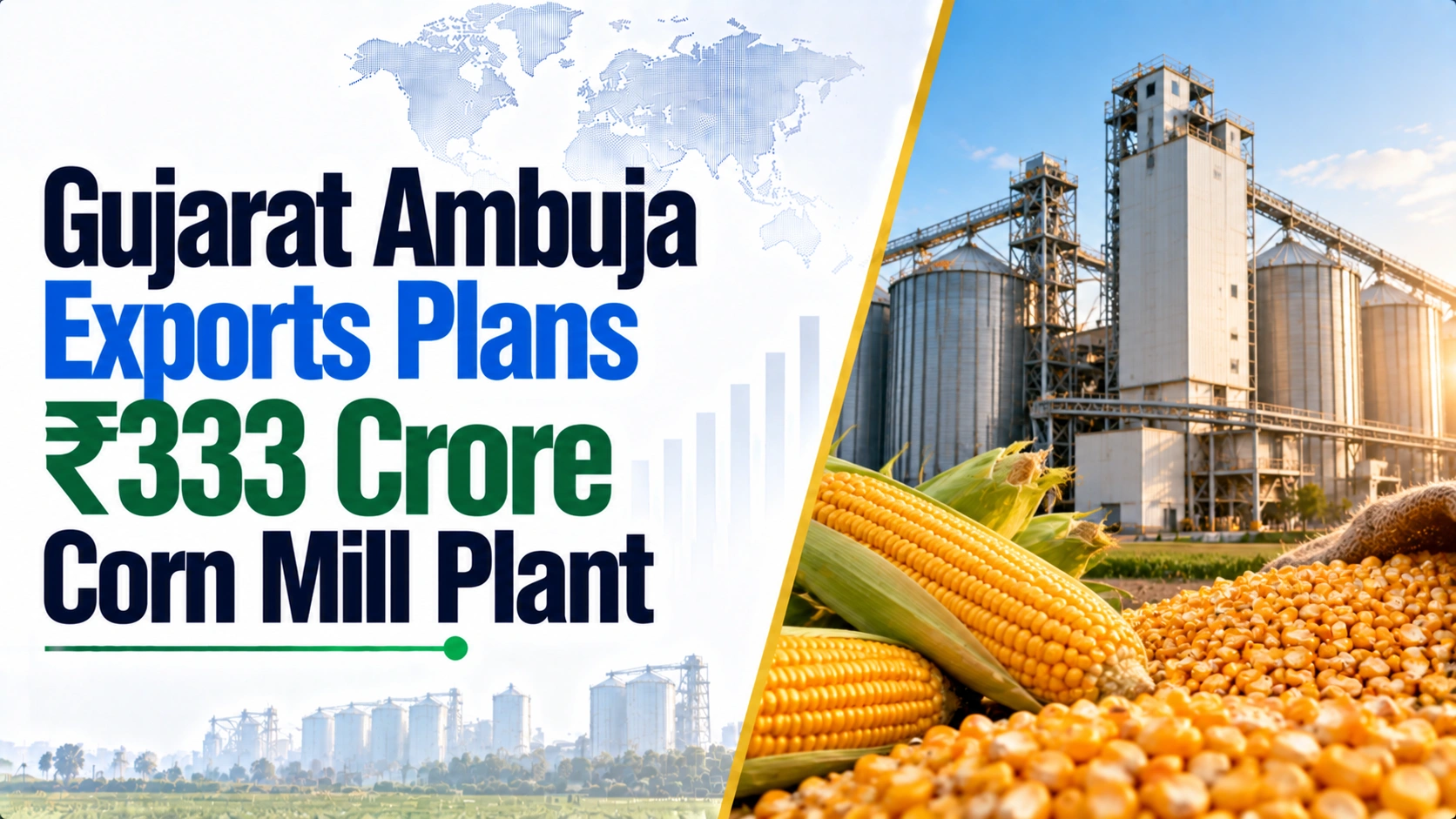 Gujarat Ambuja Exports Plans ₹333 Crore Corn Mill Plant; Shares Fall 0.54%