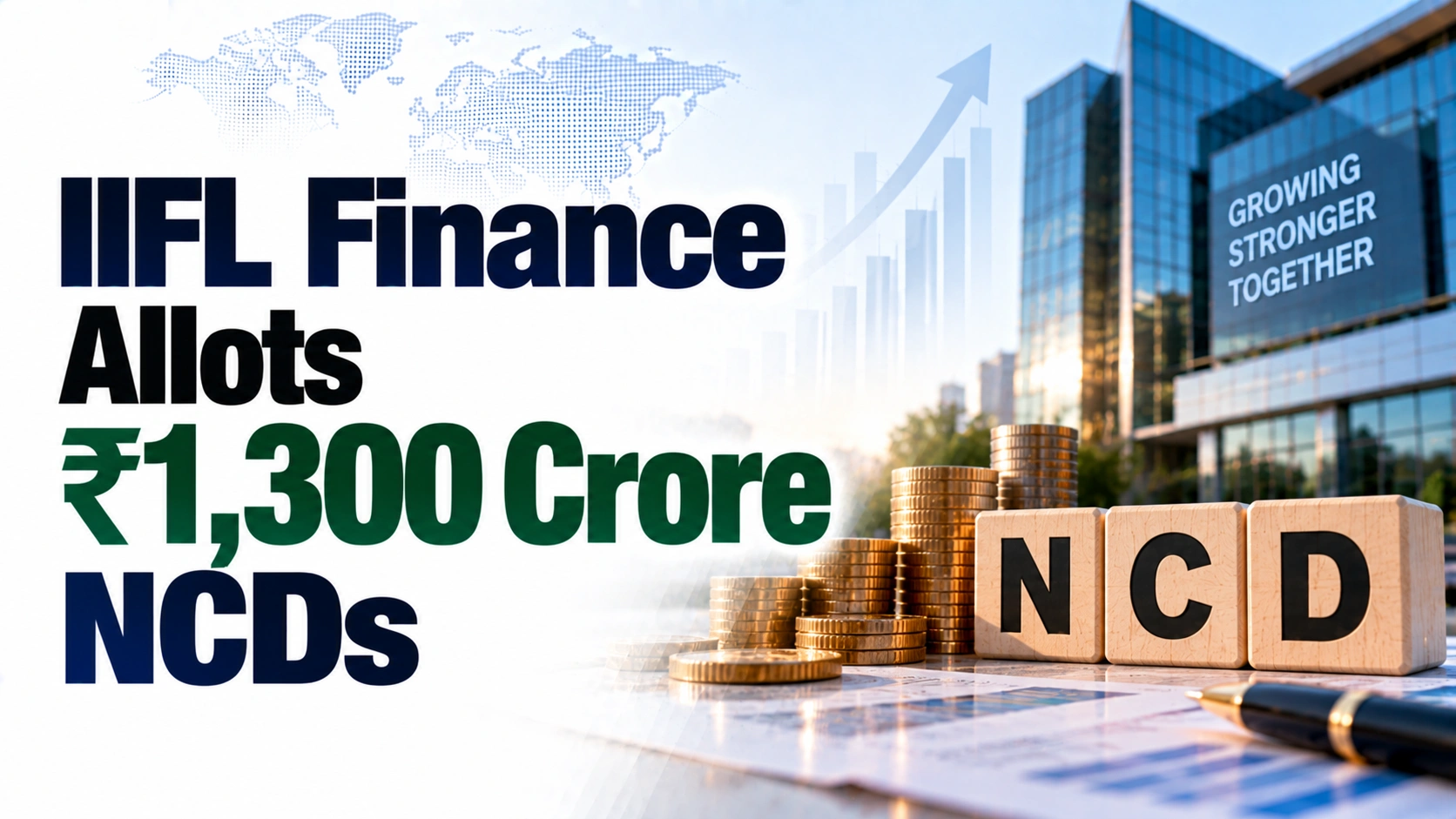 IIFL Finance Allots ₹1,300 Crore NCDs; Shares Rise 0.96%