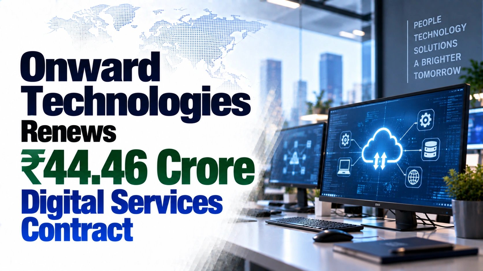 Onward Technologies Renews ₹44.46 Crore Digital Services Contract; Shares Rise 0.30%