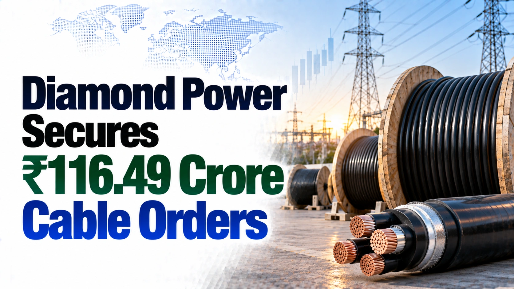 Diamond Power Secures ₹116.49 Crore Cable Orders; Shares Rise 2.52%