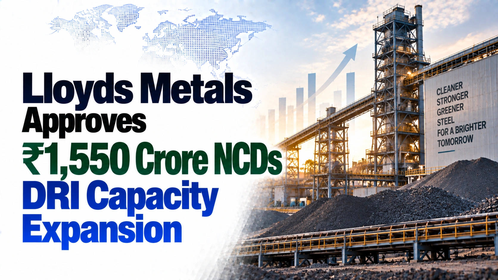 Lloyds Metals Approves ₹1,550 Crore NCDs, DRI Capacity Expansion; Shares Rise 0.02%