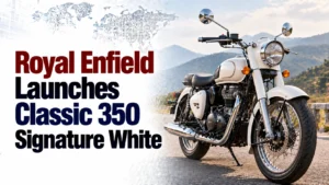 Royal Enfield Launches Classic 350 Signature White; Shares Fall 0.09%