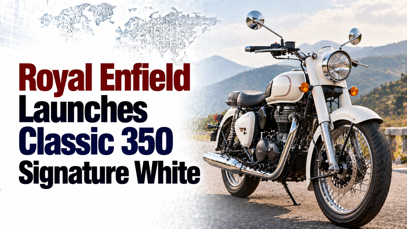 Royal Enfield Launches Classic 350 Signature White; Shares Fall 0.09%