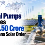 Oswal Pumps Secures ₹297.50 Crore Telangana Solar Order; Shares Rise 6.69%
