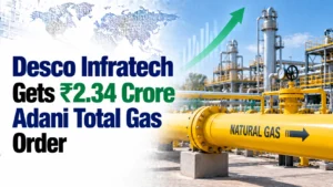 Desco Infratech Gets ₹2.34 Crore Adani Total Gas Order; Shares At ₹190.95