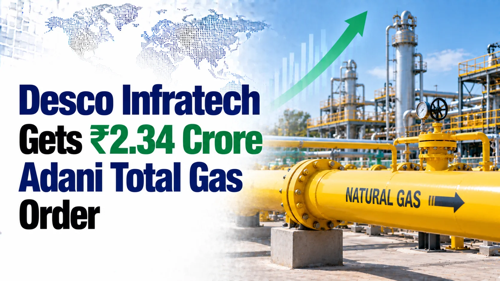 Desco Infratech Gets ₹2.34 Crore Adani Total Gas Order; Shares At ₹190.95