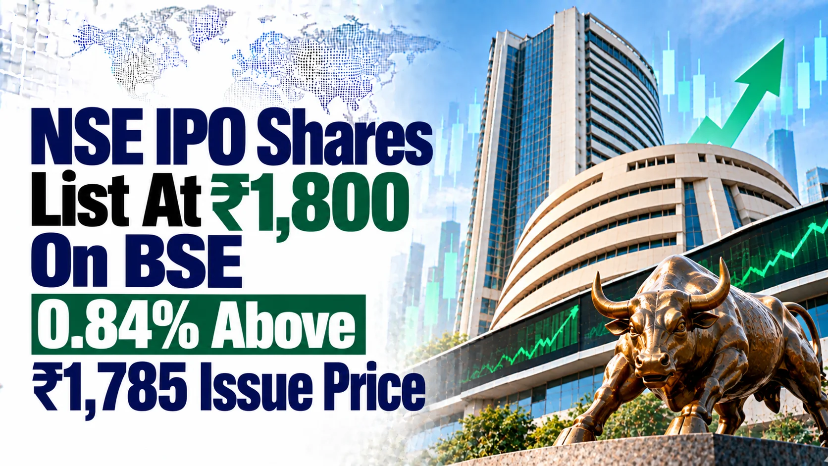 NSE IPO Shares List At ₹1,800 On BSE, 0.84% Above ₹1,785 Issue Price