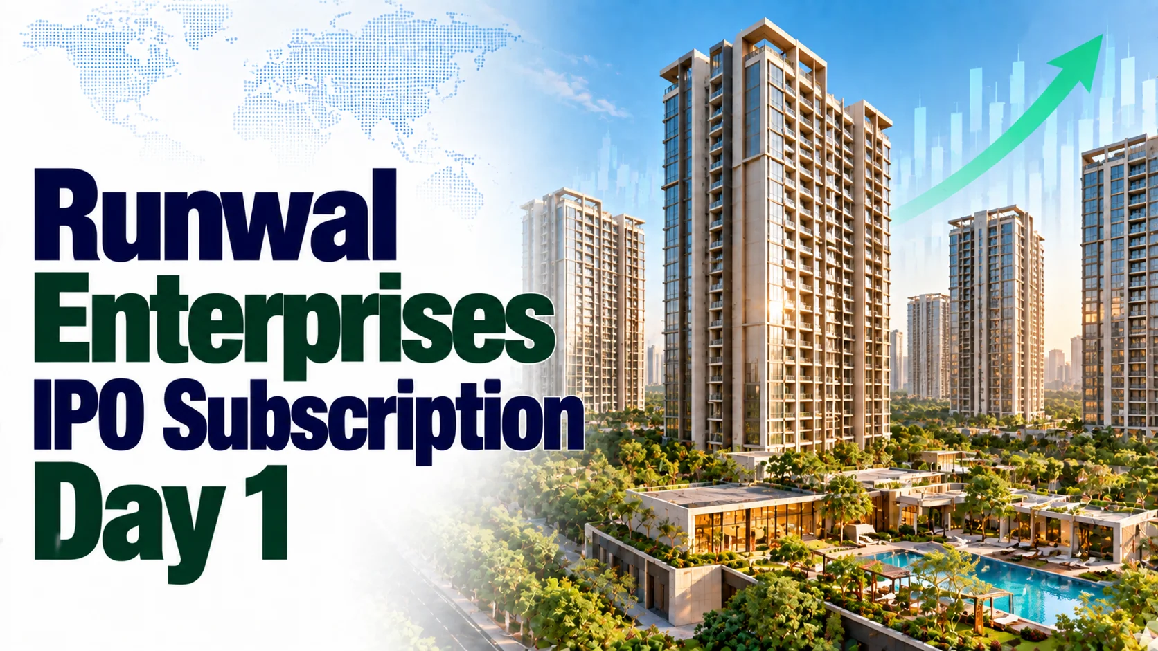Runwal Enterprises IPO Subscription Day 1: Issue Subscribed 0.44 Times