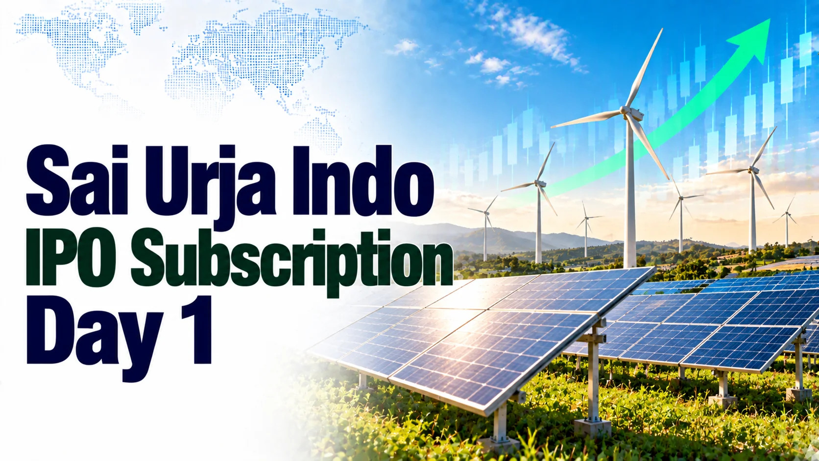 Sai Urja Indo IPO Subscription Day 1: Issue Subscribed 0.04 Times