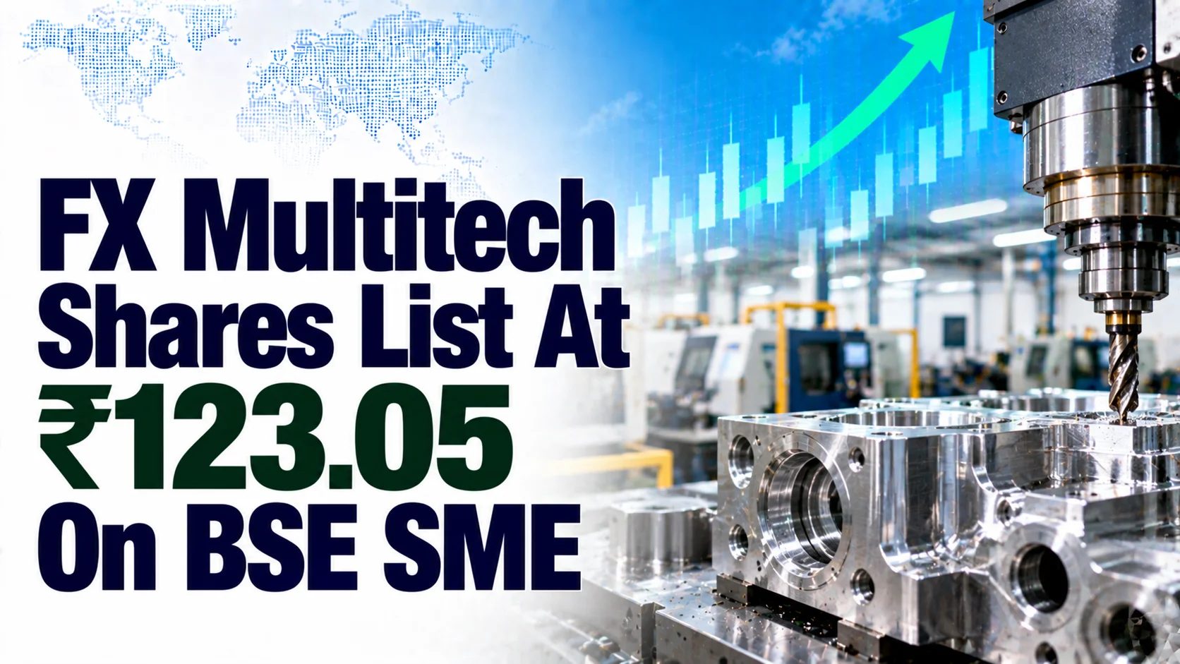 FX Multitech Shares List At ₹123.05 On BSE SME, 6.08% Above IPO Price