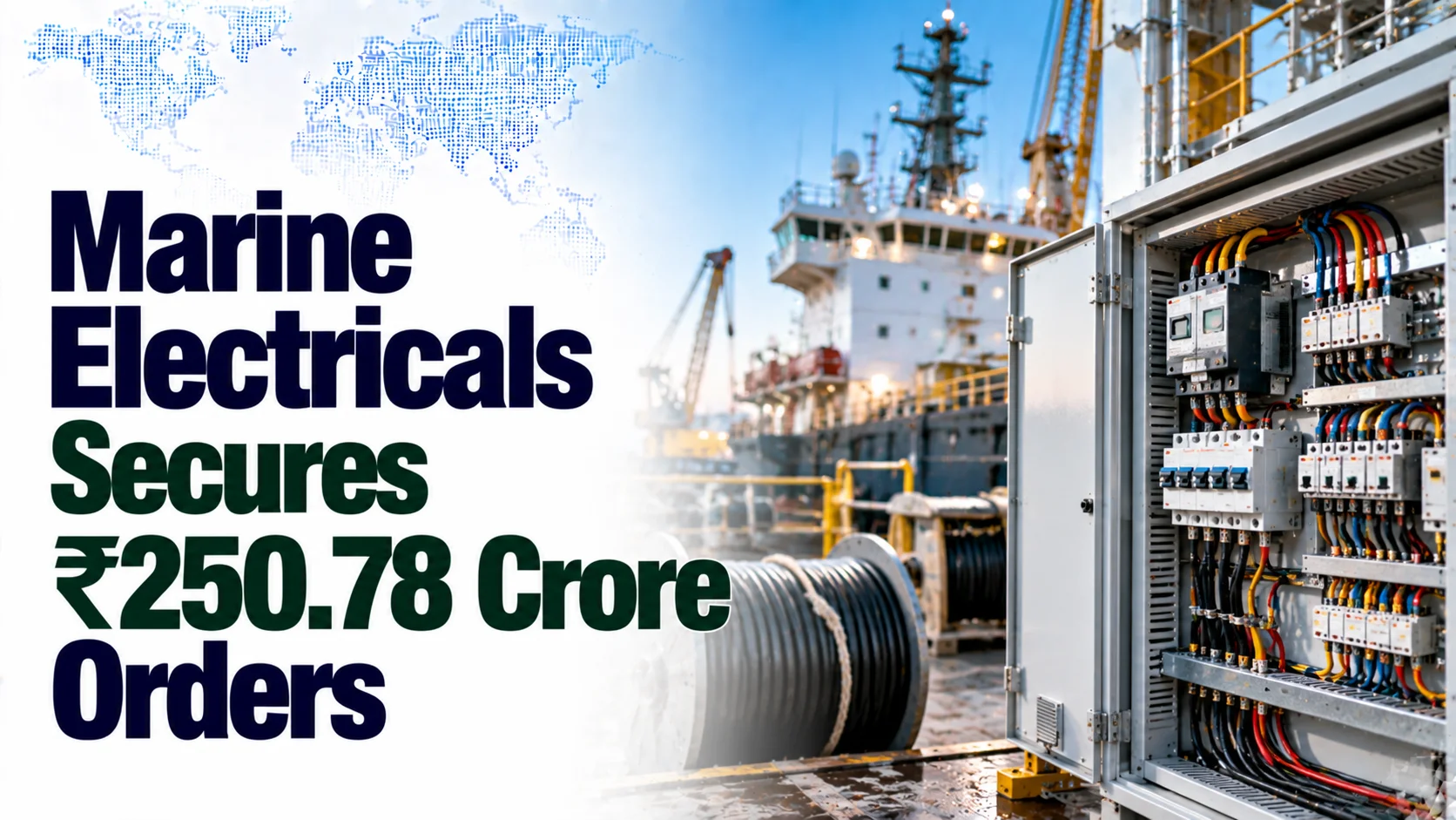 Marine Electricals Secures ₹250.78 Crore Orders; Shares Rise 3.32%