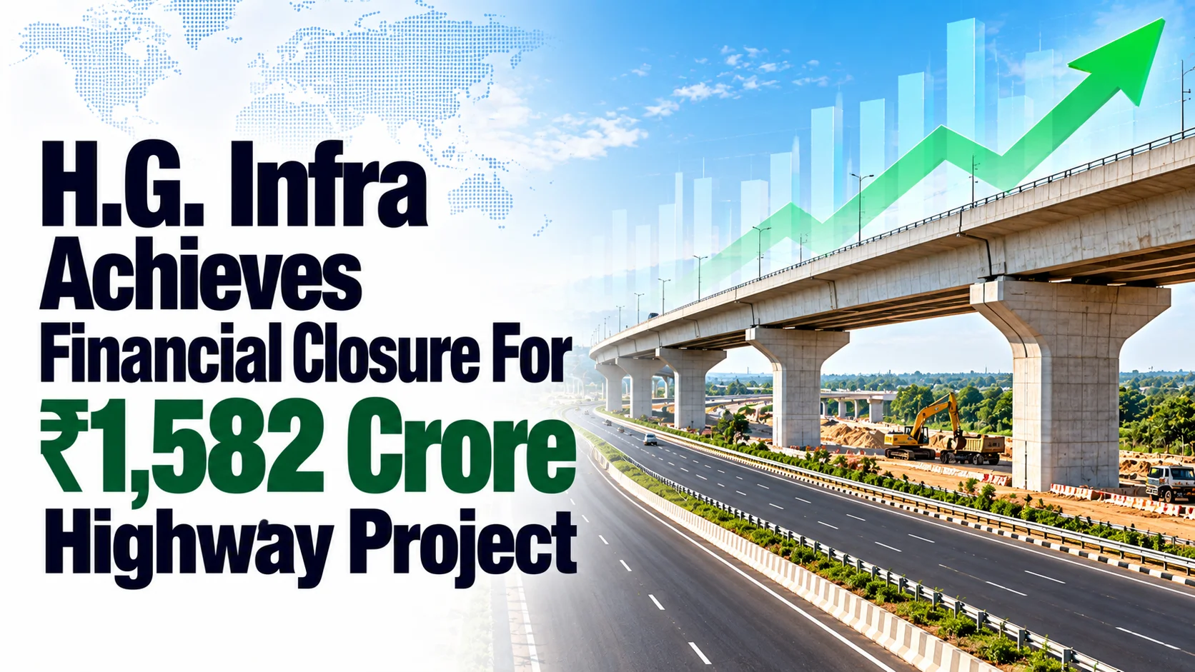 H.G. Infra Achieves Financial Closure For ₹1,582 Crore Highway Project; Shares Fall 1.47%