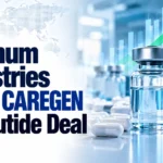 Platinum Industries Signs CAREGEN Korglutide Deal; Shares Rise 0.83%