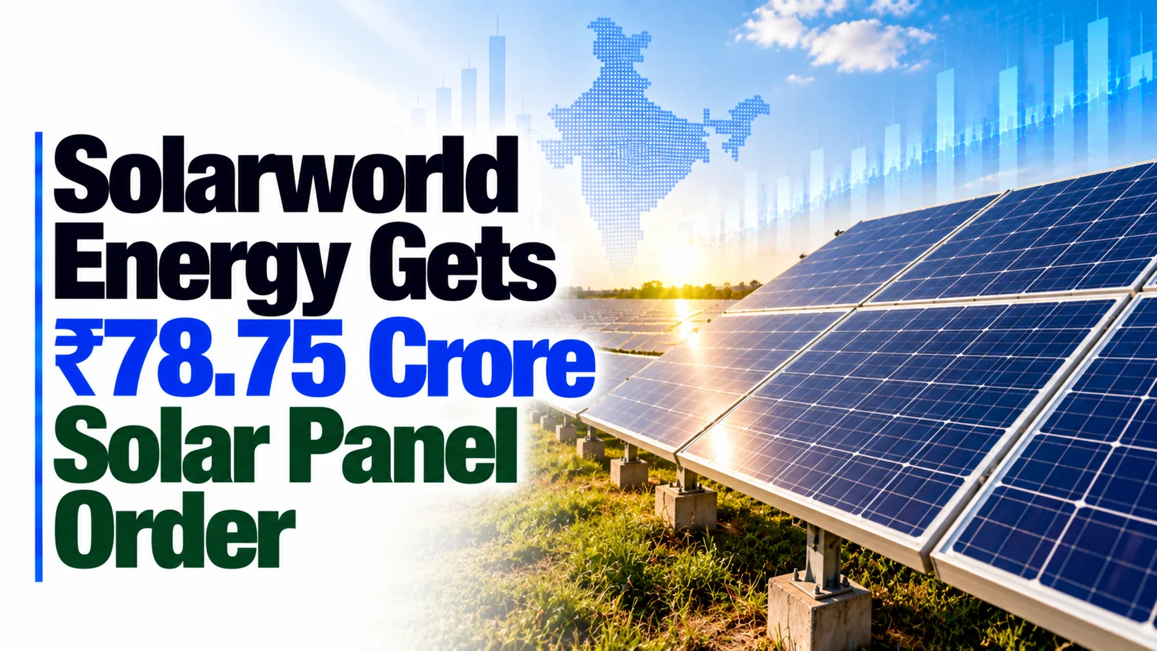 Solarworld Energy Gets ₹78.75 Crore Solar Panel Order; Shares Rise 2.01%