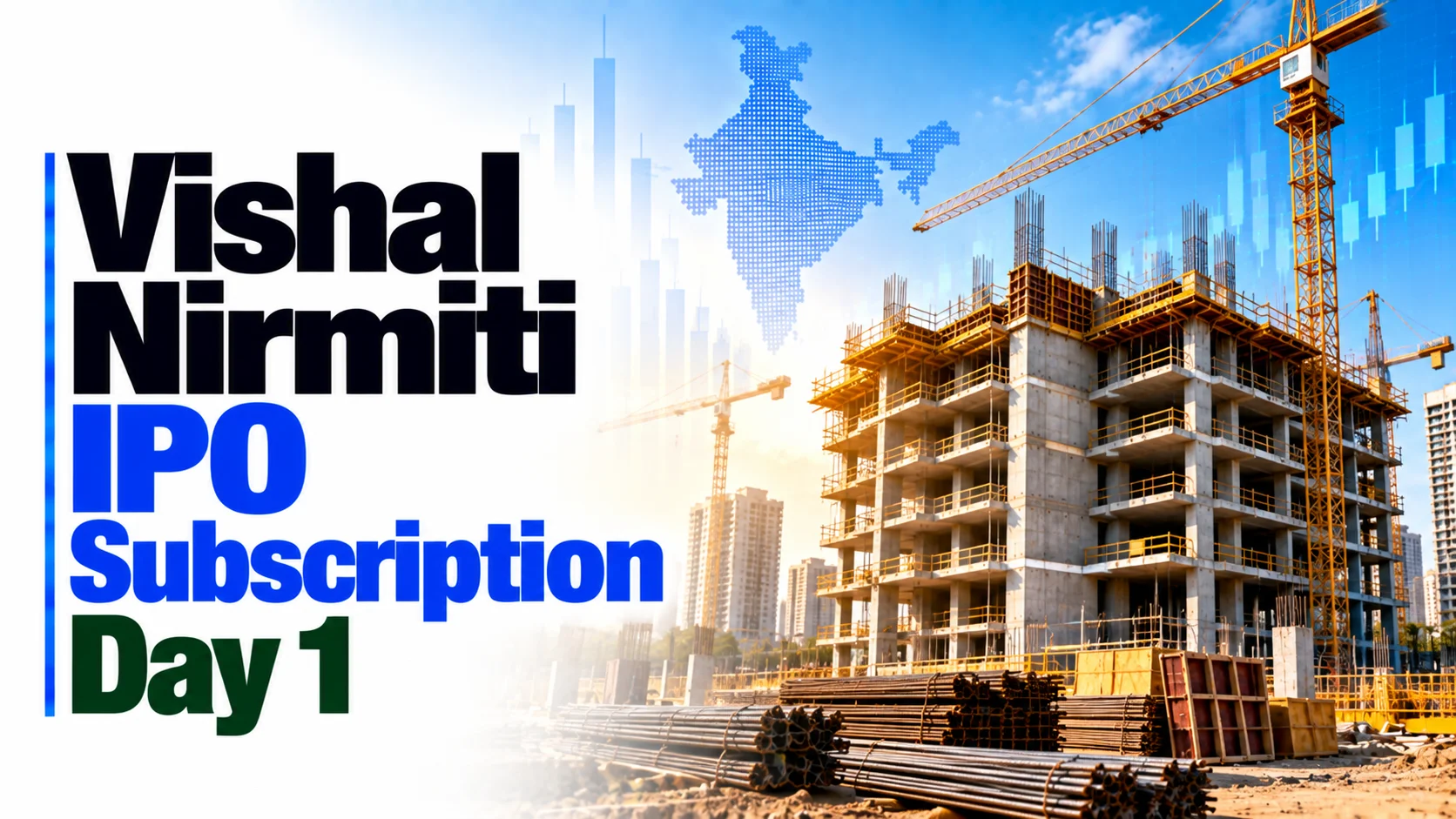 Vishal Nirmiti IPO Subscription Day 1: 0.06 Times