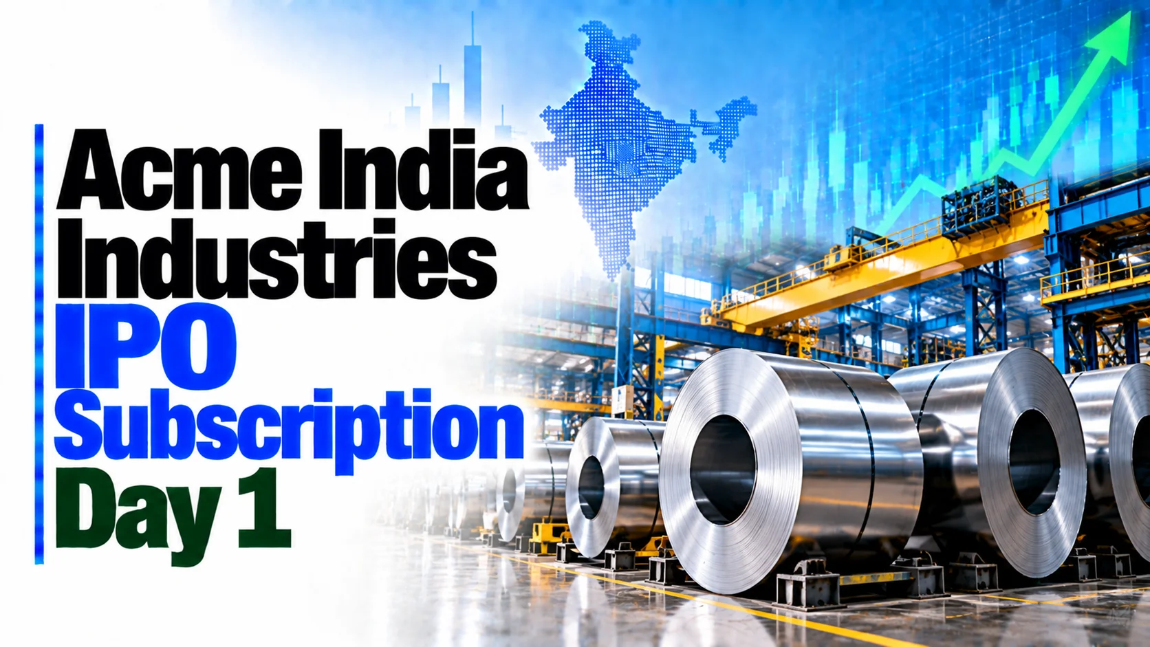 Acme India Industries IPO Subscription Day 1: 1.76x