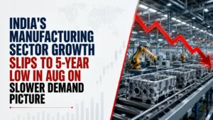 India’s Manufacturing Sector Growth Slips to 5-Year Low in Aug on Slower Demand