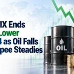 India VIX Ends 1.32% Lower at 11.24 as Oil Falls and Rupee Steadies