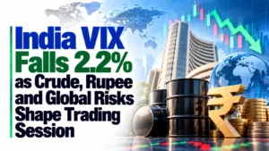 India VIX Falls 2.2% as Crude, Rupee and Global Risks Shape Trading Session