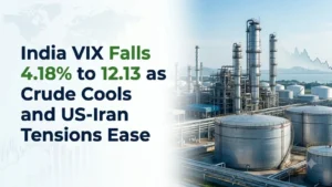 India VIX Falls 4.18% to 12.13 as Crude Cools and US-Iran Tensions Ease