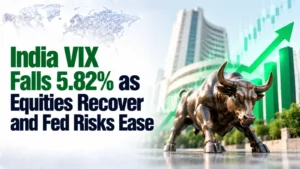 India VIX Falls 5.82% as Equities Recover and Fed Risks Ease