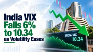India VIX Falls 6% to 10.34 as Volatility Eases