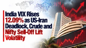 India VIX Rises 12.09% as US-Iran Deadlock, Crude and Nifty Sell-Off Lift Volatility