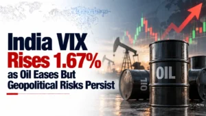 India VIX Rises 1.67% as Oil Eases But Geopolitical Risks Persist