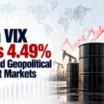 India VIX Rises 4.49% as Oil and Geopolitical Risks Hit Markets