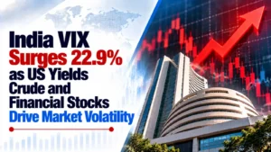 India VIX Surges 22.9% as US Yields, Crude and Financial Stocks Drive Market Volatility