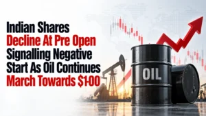 Indian Shares Decline At Pre-Open Signalling Negative Start As Oil Continues March Towards $100