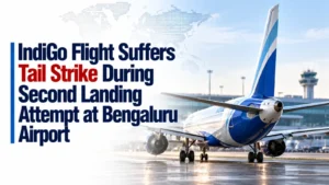 IndiGo Flight Suffers Tail Strike During Second Landing Attempt at Bengaluru Airport