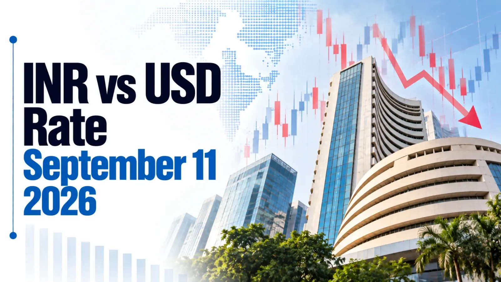 INR vs USD Rate, September 11, 2026: Rupee Falls 5 Paise To Close at 95.57 Against US Dollar