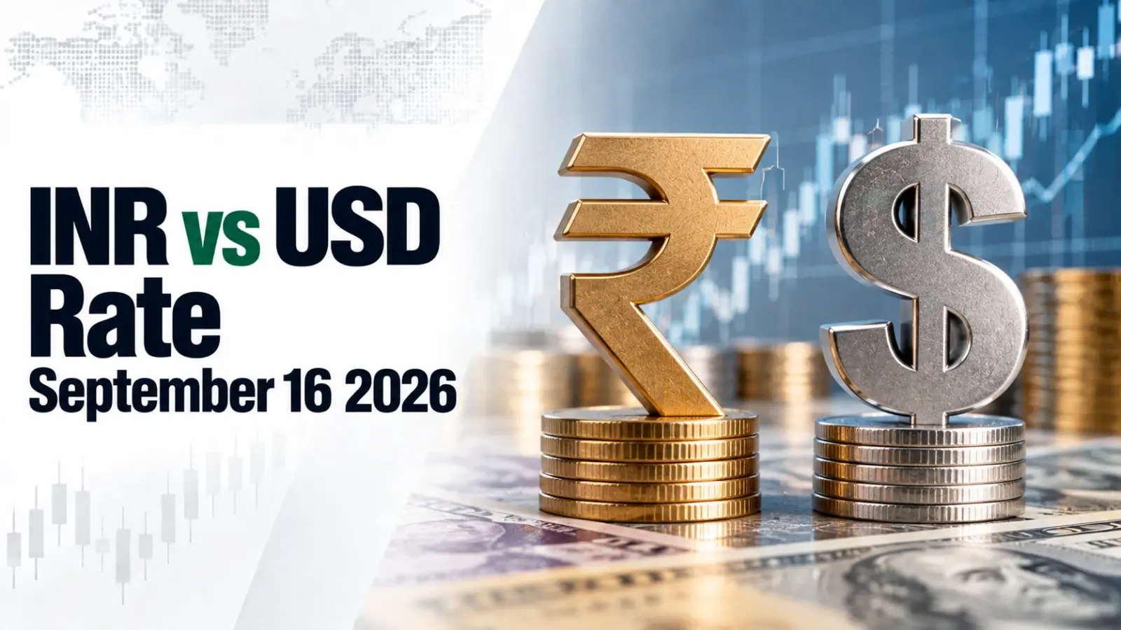 INR vs USD Rate, September 16, 2026: Rupee Falls 3 Paise to 95.91 Against US Dollar in Early Trade