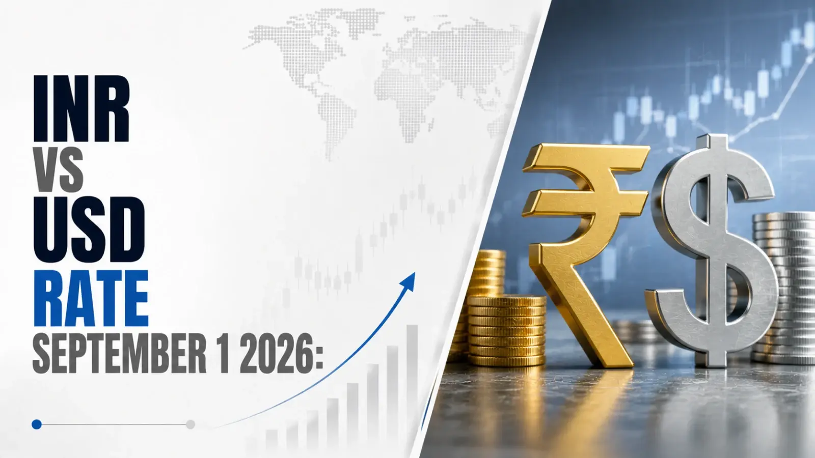 INR vs USD Rate, September 1, 2026: Rupee Rises 26 Paise to 94.96 Against US Dollar in Early Trade
